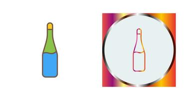 Champagne Bottle Vector Icon