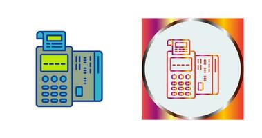 Pos Terminal Vector Icon