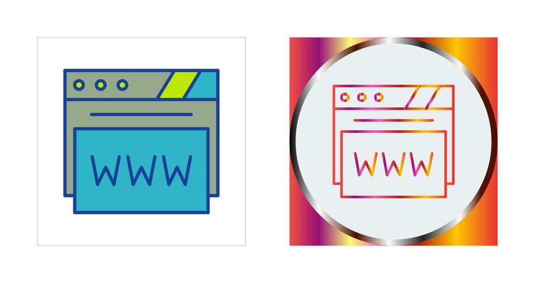 Web Browser Vector Icon