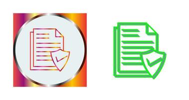 Valid Document Vector Icon