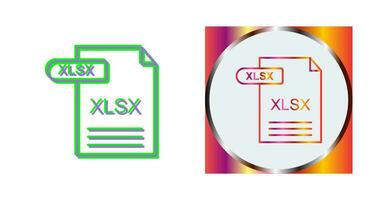 icono de vector xlsx