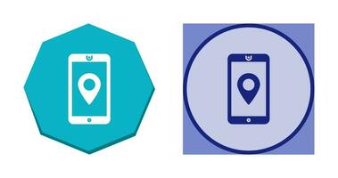 icono de vector de servicio gps único