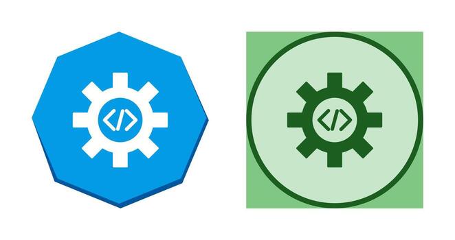 Unique Code Optimization Vector Icon