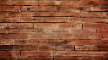 Old red brick wall background, abstract texture pattern backdrop, Generative AI illustration photo