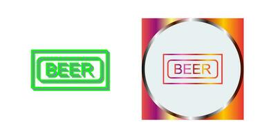 Beer Sign Vector Icon