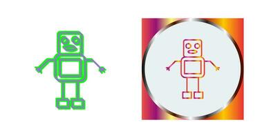 Unique Robot Vector Icon