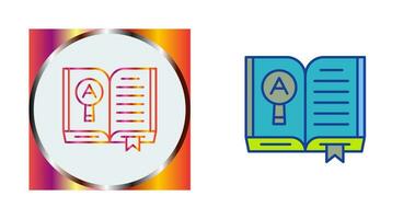 Open Book Vector Icon