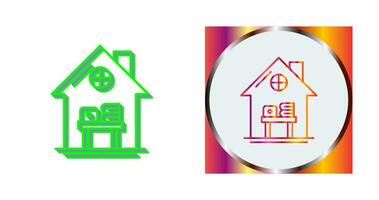 Home Work Place Vector Icon