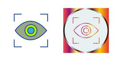 Eye Scan Vector Icon