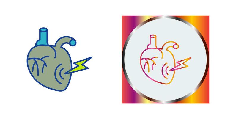 Heart Attack Vector Icon