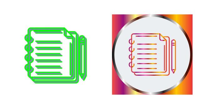 escribir icono vectorial vector