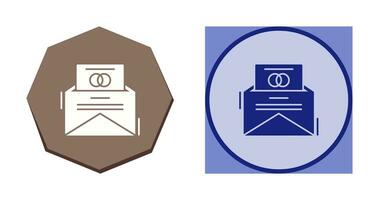 Invitation Card Vector Icon