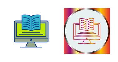 Digital Learning Vector Icon