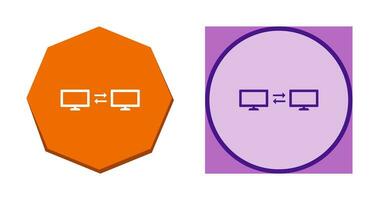 Unique Sharing Systems Vector Icon