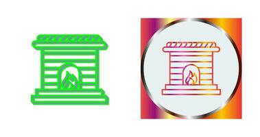 Fireplace Vector Icon