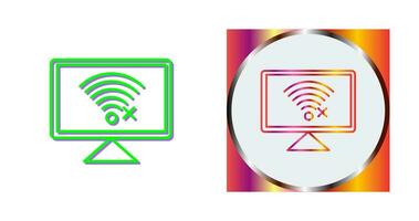 Disconnected Network Vector Icon