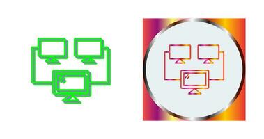Connected Systems Vector Icon