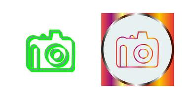 Unique DSLR Camera Vector Icon