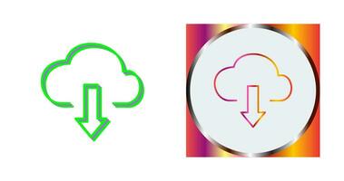 Download from Cloud Vector Icon