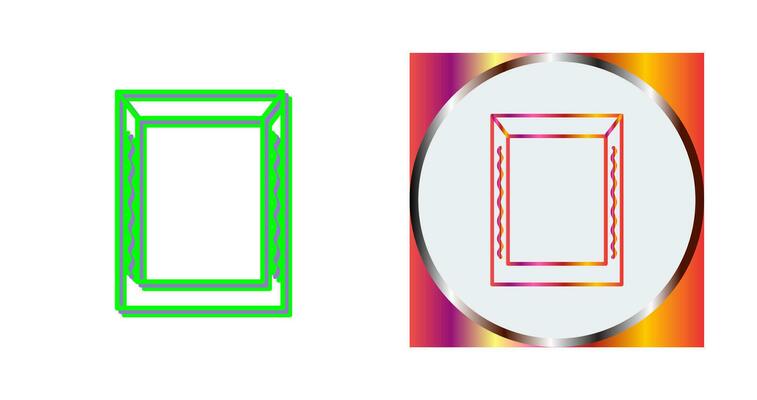 Unique Frame Vector Icon