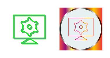 Computer Settings Vector Icon