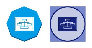 icono de vector de estructura de seo único