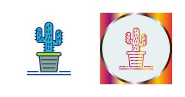 icono de vector de cactus