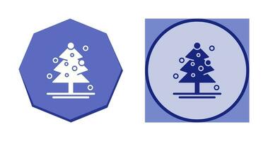 icono de vector de árbol de navidad