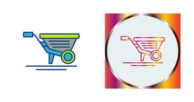 Wheelbarrow Vector Icon