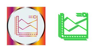 Spline Chart Vector Icon