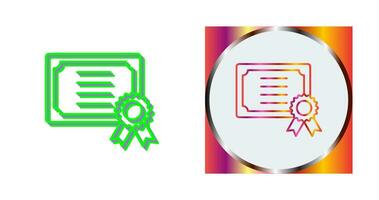 Certificate Vector Icon