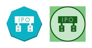 Ipo Vector Icon