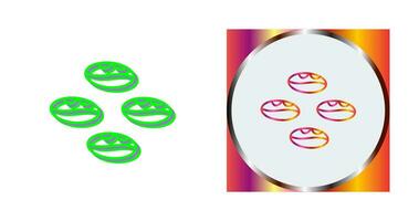 Coffee Beans Vector Icon