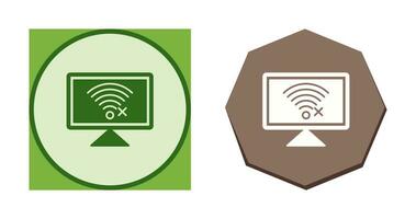 Disconnected Network Vector Icon