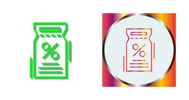 Discount Voucher Vector Icon