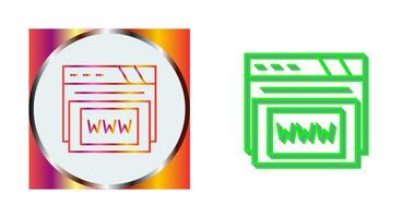 Www Vector Icon