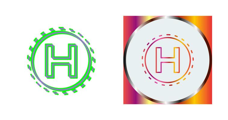 Helipad Vector Icon