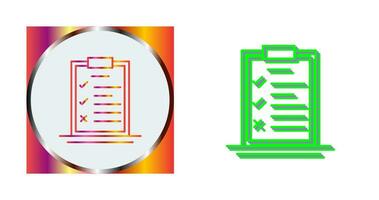 Checklist Vector Icon