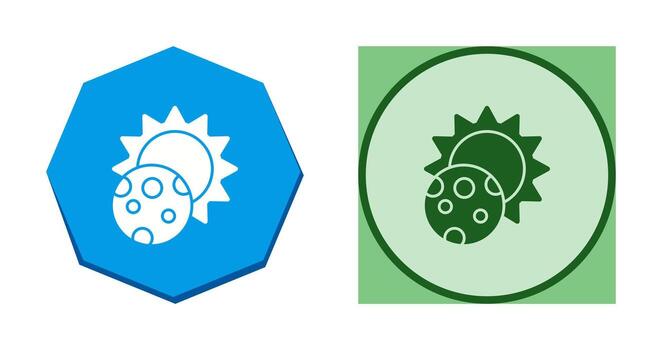 icono de vector de eclipse