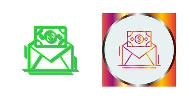 Mail Coin Vector Icon