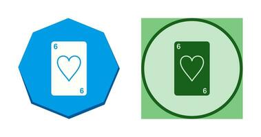 Hearts Card Vector Icon