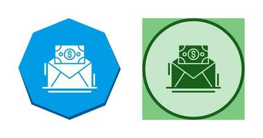 Mail Coin Vector Icon