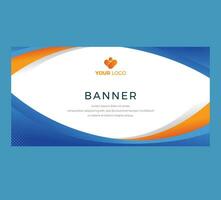 Blue Orange Background vector