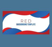 Red Blue Background vector