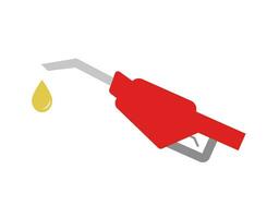 Gasoline nozzle. Fueling nozzle. Vector. vector