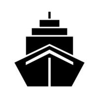Shipping icon. Cargo ship. Vector. vector