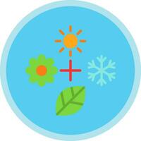 Seasons Vector Icon Design