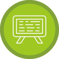 Chalkboard Vector Icon Design