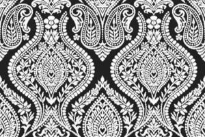 Floral vintage seamless pattern for retro wallpapers. Enchanted Vintage Flowers. Arts and Crafts movement inspired. Design for wrapping paper, wallpaper, fabrics and fashion clothes. Ikat pattern. vector