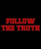 Follow the Truth Typography Tshirt design vector